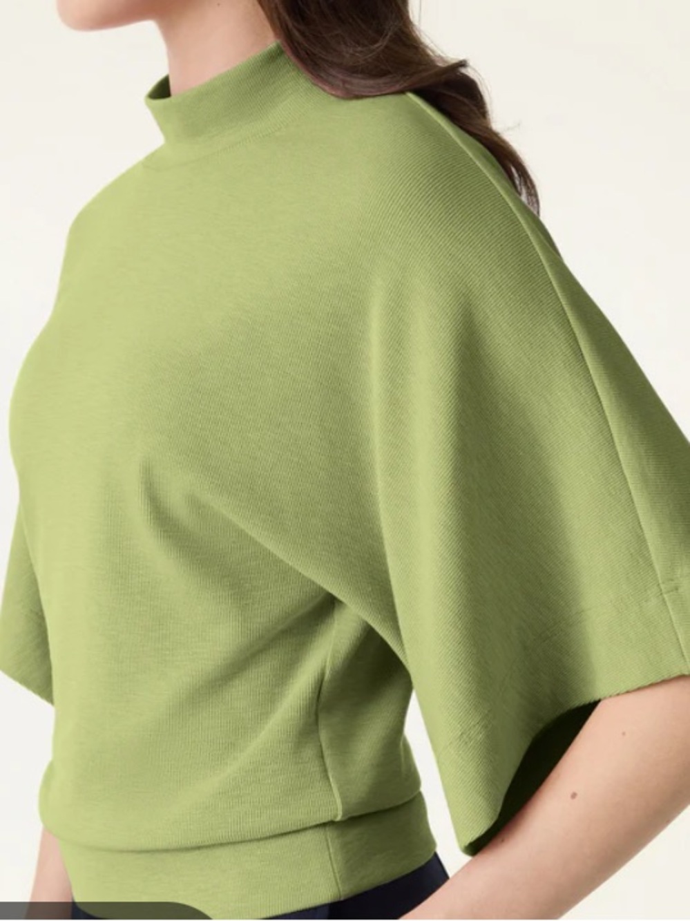 NWT OGL Light Green Boxy Knit Top SU09